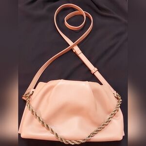 NUDE - Universal Thread Nude Shoulder/Crossbody Faux Leather Chained Purse